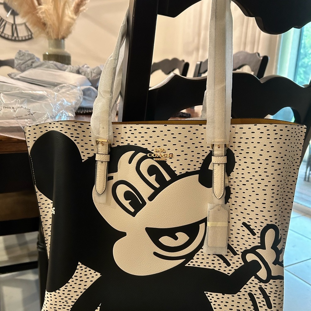 NWT Coach Mickey Mouse Tote